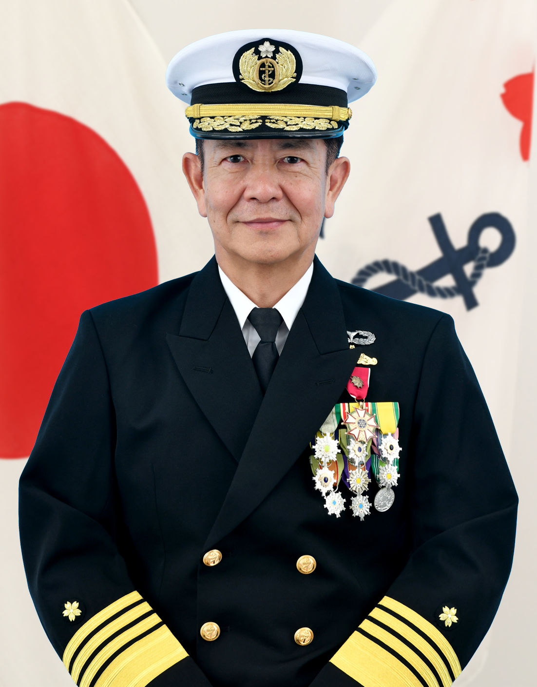 海上幕僚長　チャレンジ　海上自衛隊 🇺🇸に出張中の齋藤海上幕僚長は、#サンディエゴ 寄港中の #海上自衛隊