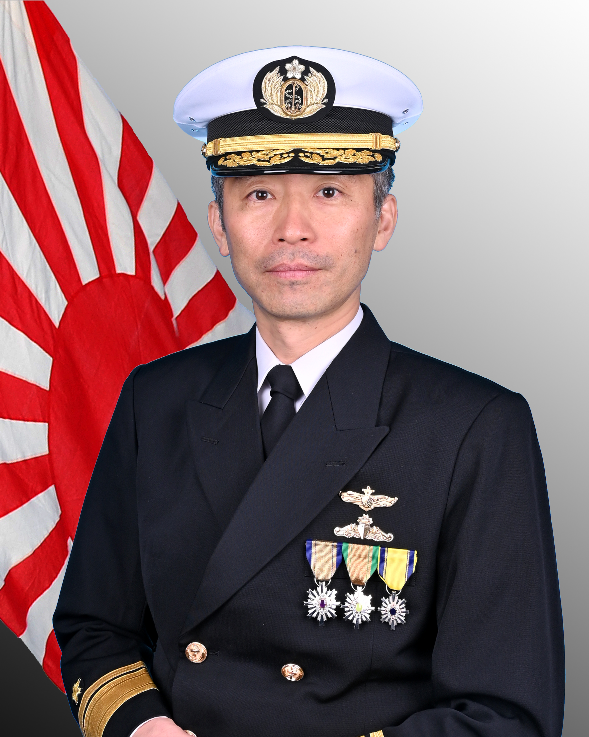 自衛隊 海将 海上自衛隊 自衛艦隊司令官(海将ー3つ桜)カフス 自衛隊 海将 海上自衛隊 自衛艦隊司令官(海将ー3つ桜)カフス