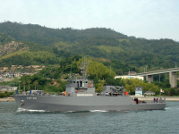 海上自衛隊 水中処分母船2号 一般公開 in 江差港新北埠頭 自衛隊函館地方協力本部
