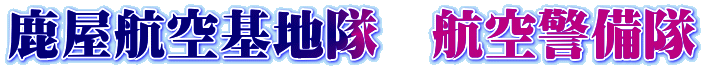 鹿屋航空基地隊　航空警備隊
