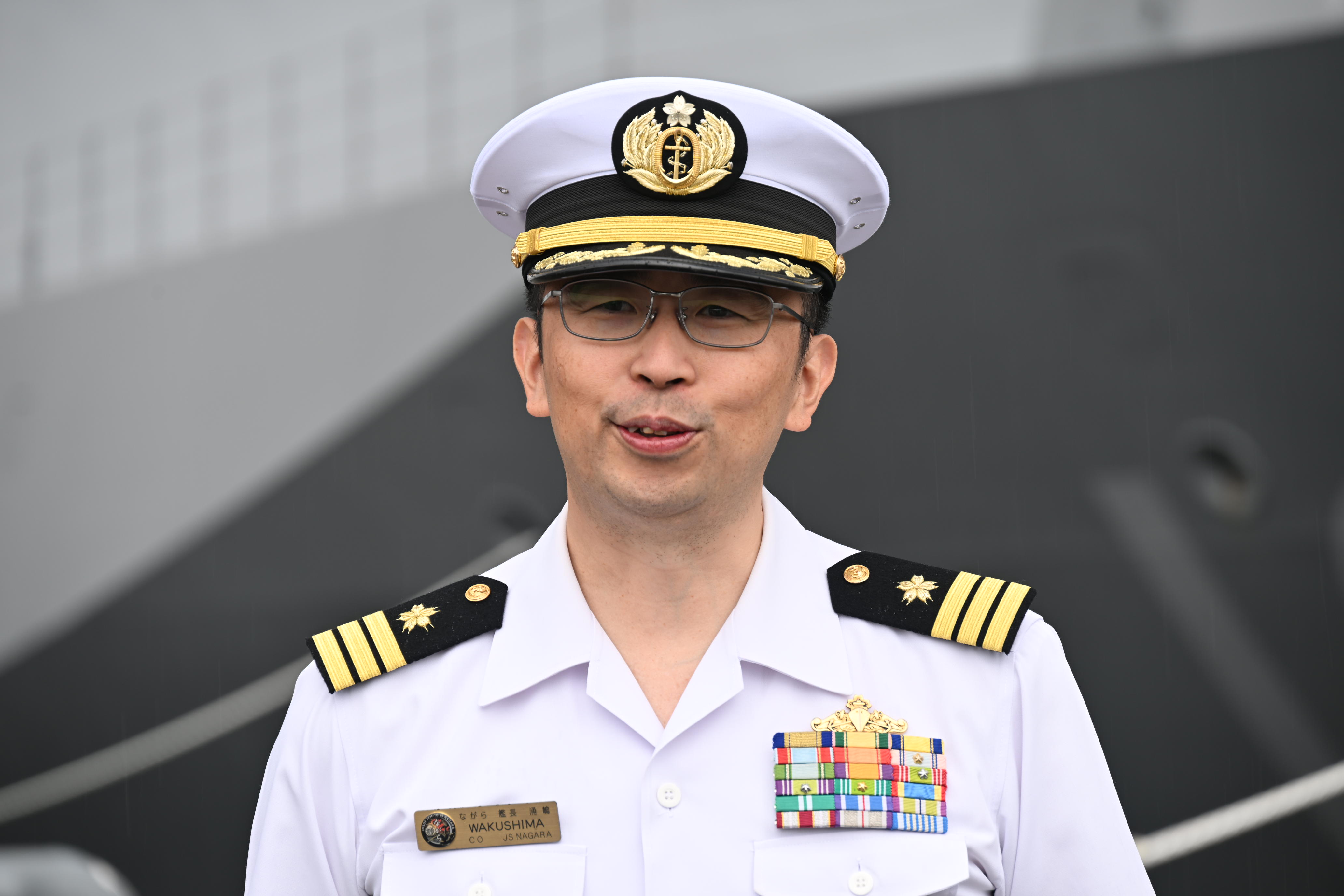 ながら艦長 涌嶋2等海佐