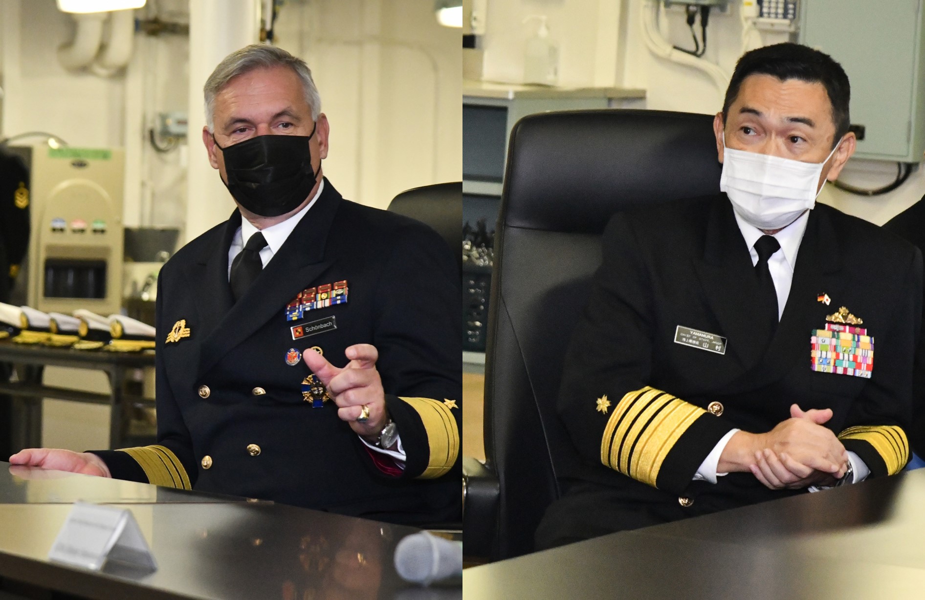 ドイツ海軍総監 いずも来訪｜幕僚協議｜海上自衛隊 〔JMSDF