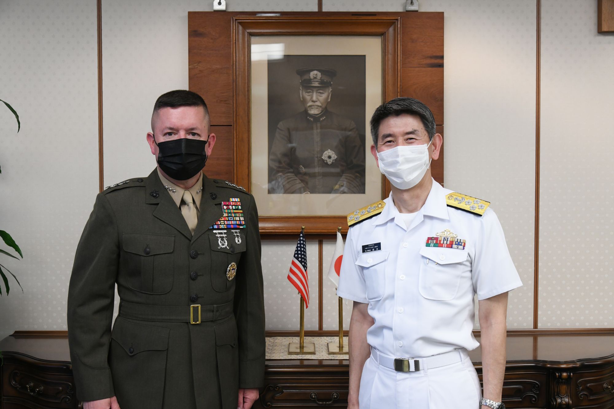 在沖 米第3海兵遠征軍司令官（中将）チャレンジコイン （在日米