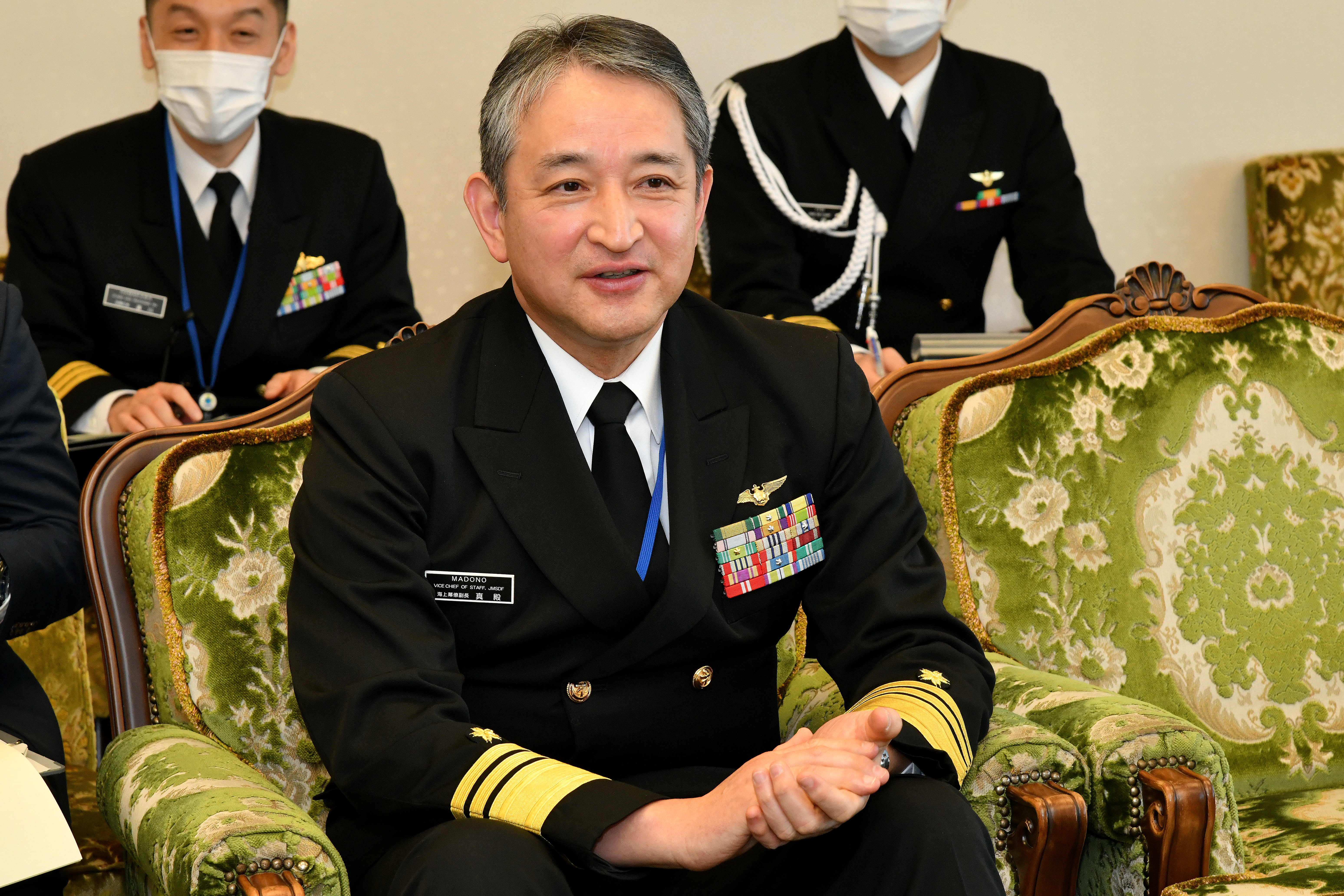 比海軍司令官海幕長副長来訪｜幕僚協議｜海上自衛隊 〔JMSDF