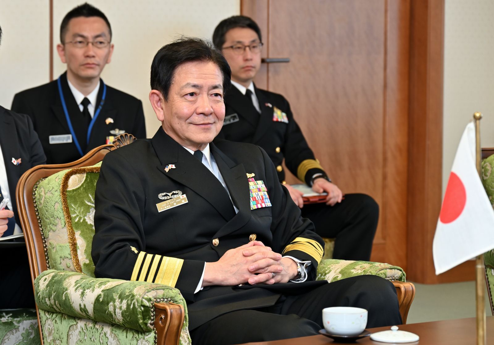 米海軍NAVIFOR司令官来省｜幕僚協議｜海上自衛隊 〔JMSDF