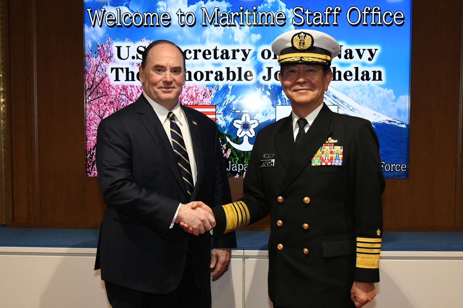 Courtesy Visit by the Honorable John Phelan, U.S. Secretary of the Navy ...
