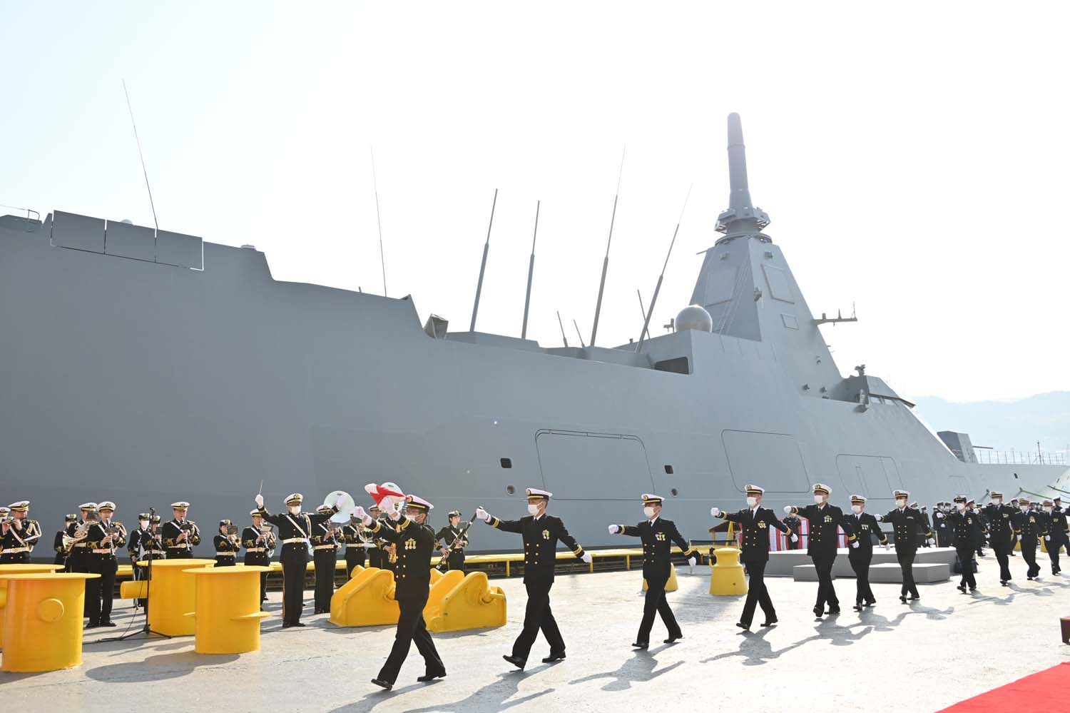 引渡式・自衛艦旗授与式｜海上自衛隊 〔JMSDF〕 オフィシャルサイト