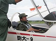 滑空機訓練の写真