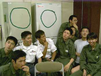 米陸軍士官候補生来校 米陸軍士官候補生来校