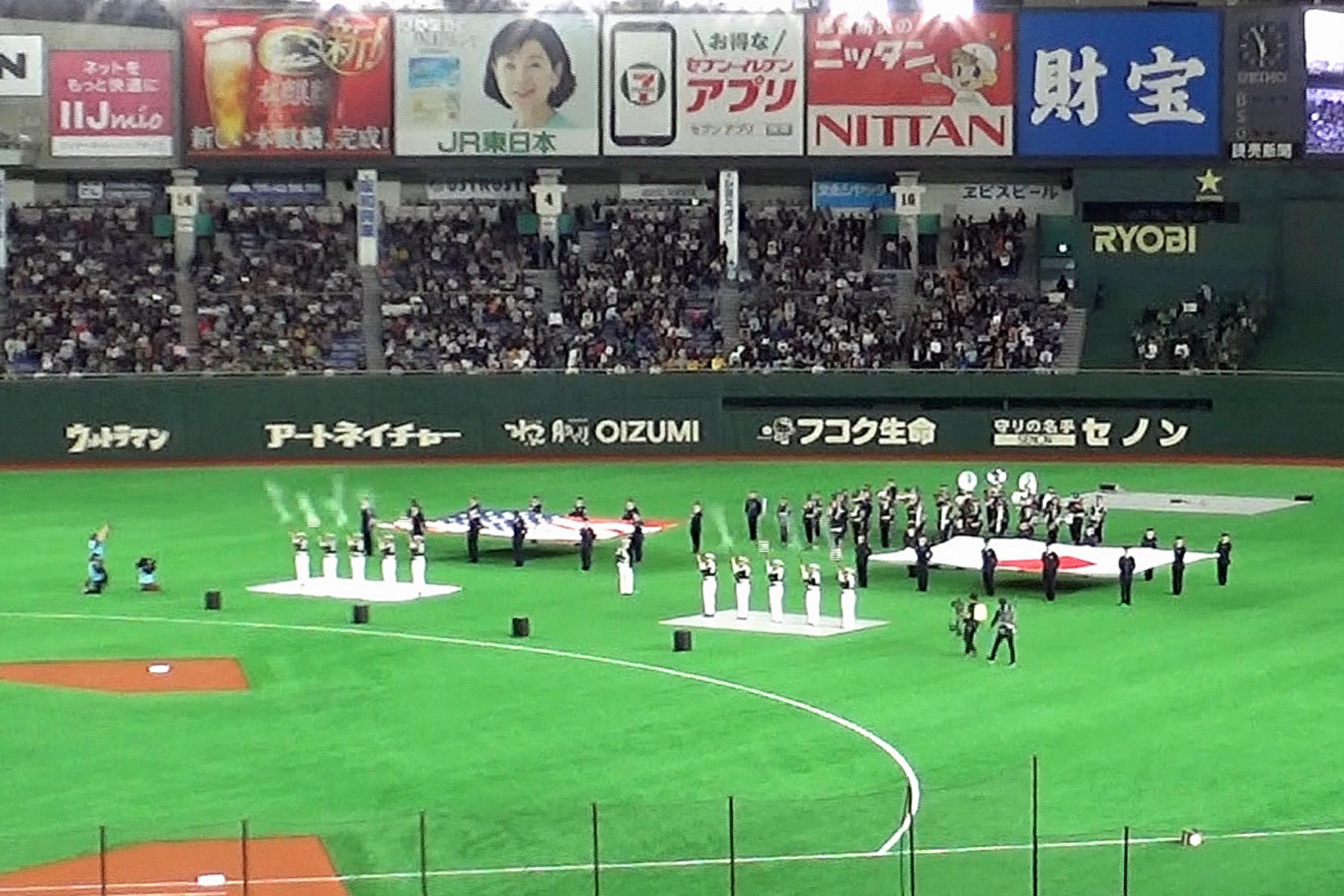 MLBオープニング・セレモニーへの参加