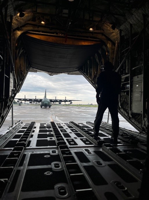 C-130H体験搭乗の様子