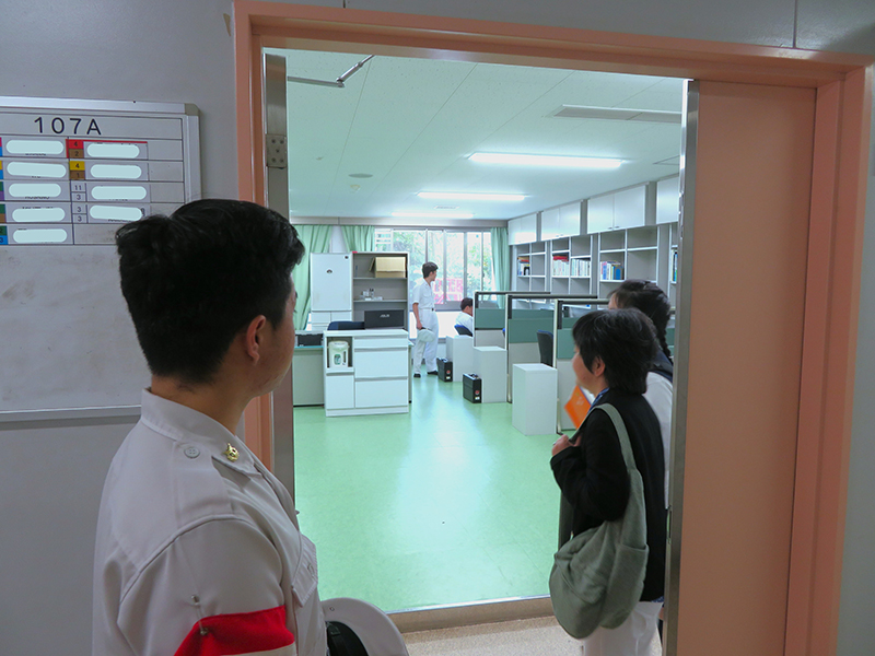 学生舎見学