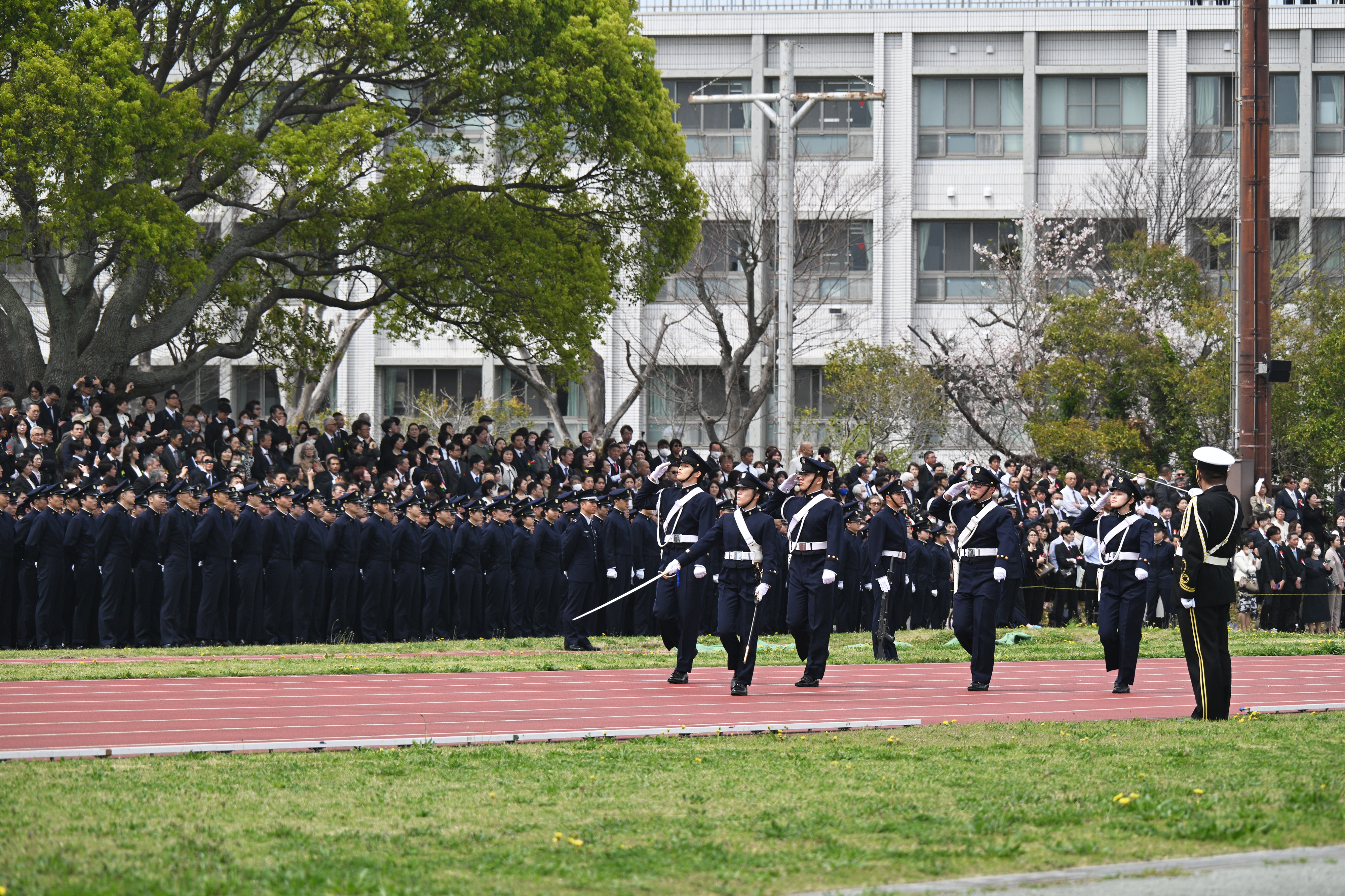 入校式典 宮﨑防衛副大臣ご臨席