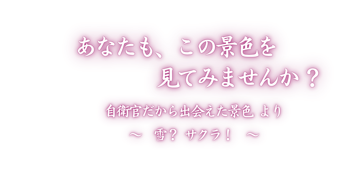 雪？サクラ！