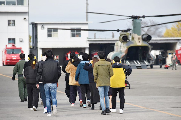 CH47-J体験搭乗（入間基地）