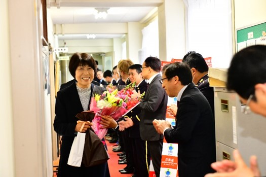 退官行事