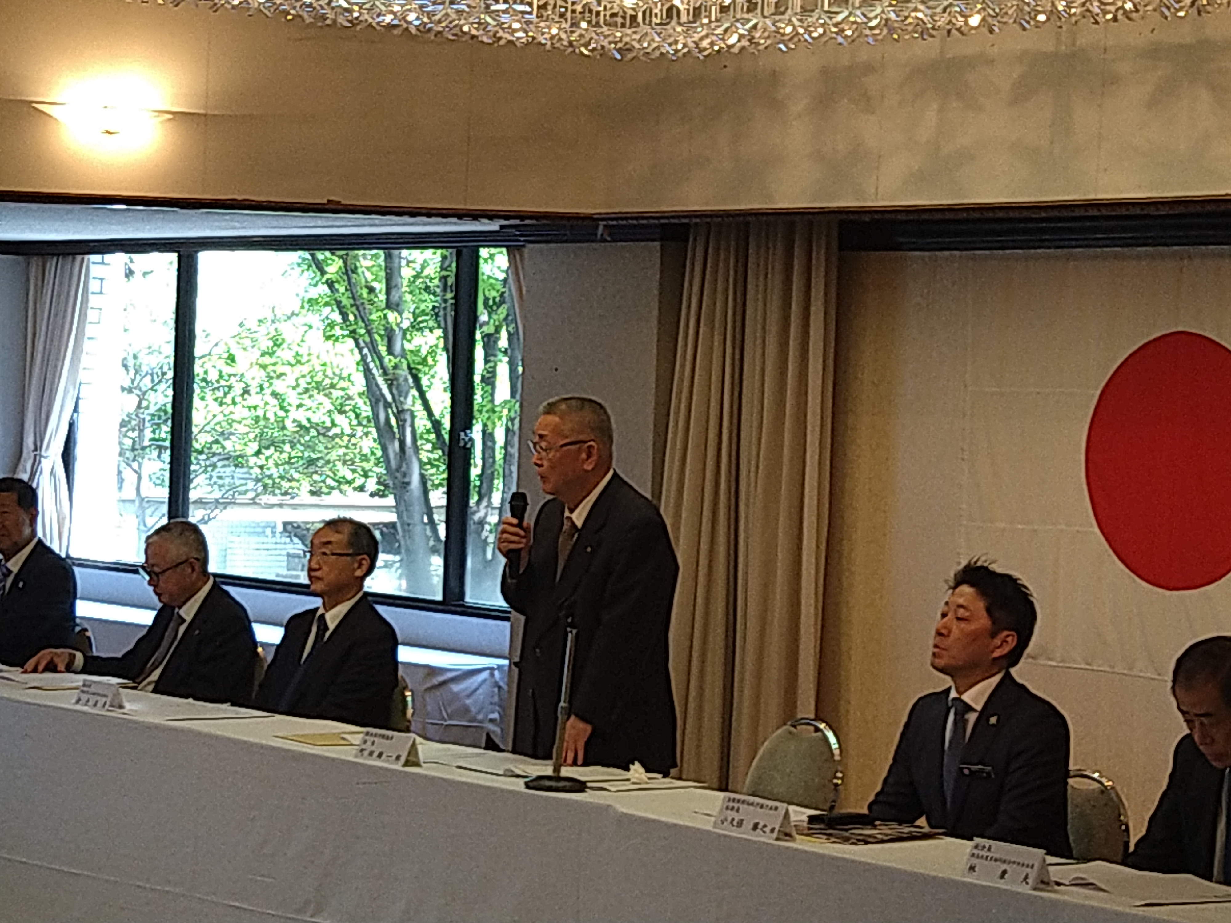 本部長感謝状贈呈式