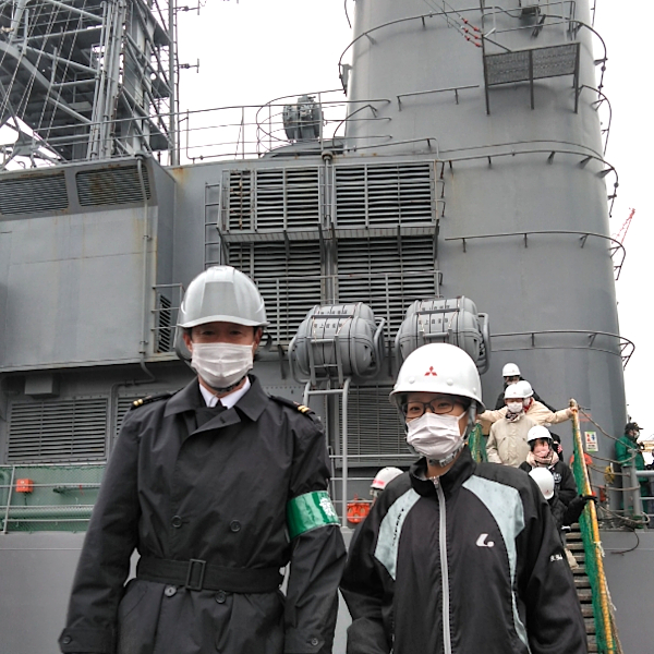 護衛艦「やまぎり」体験航海
