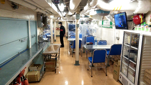 護衛艦「やまぎり」体験航海