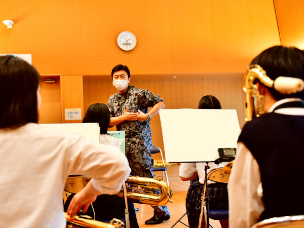 中部航空音楽隊演奏指導