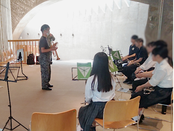中部航空音楽隊演奏指導