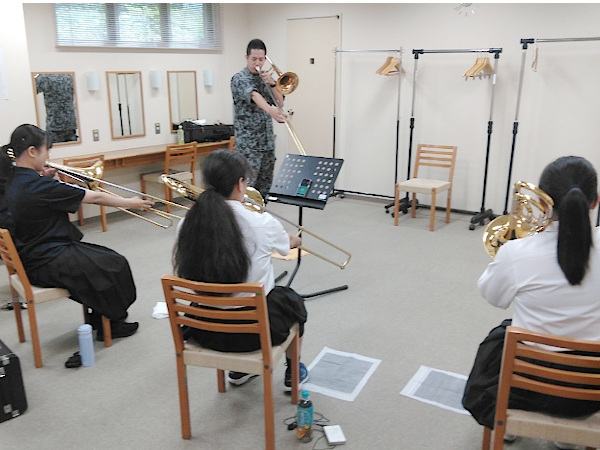 中部航空音楽隊演奏指導