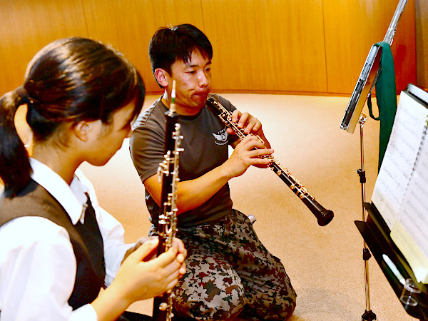 中部航空音楽隊演奏指導