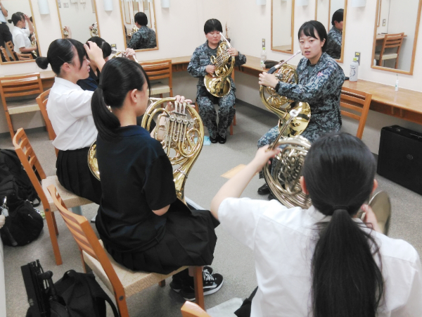 中部航空音楽隊演奏指導