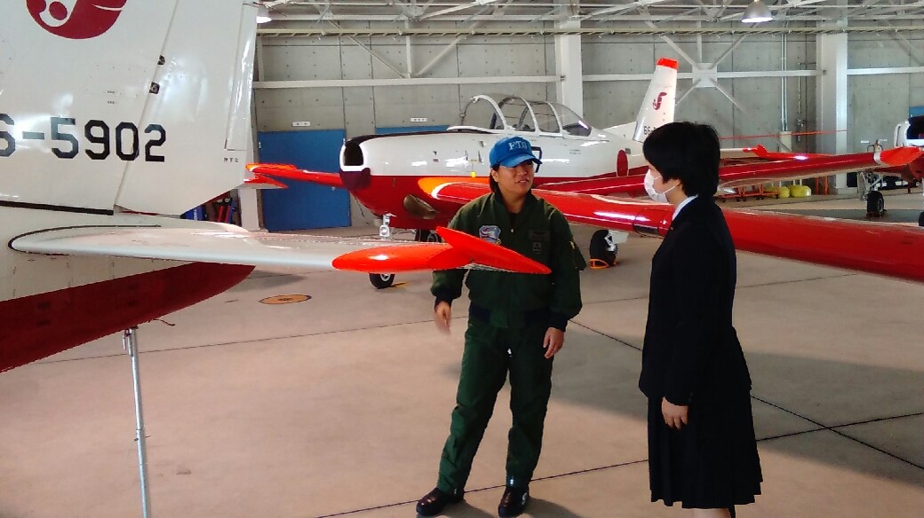 群馬ちほん日記 航空学生入隊予定者部隊見学