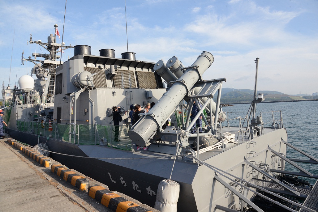 海上自衛隊 ミサイル艇「しらたか」艦艇広報 - 自衛隊鹿児島地方