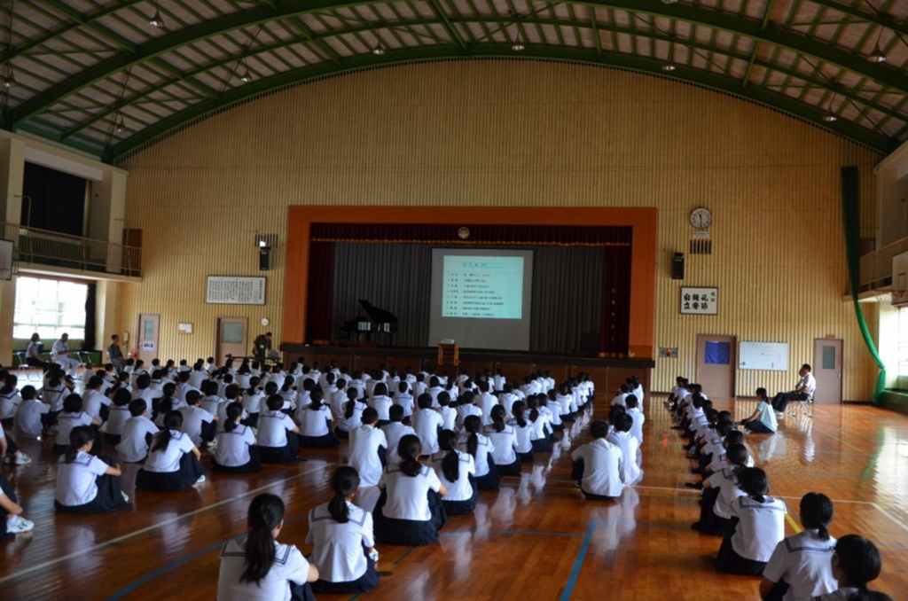 防災講話（大隅中学校） 自衛隊鹿児島地方協力本部 防衛省・自衛隊