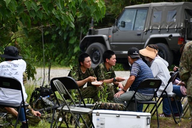 第5地対艦ミサイル連隊新隊員総合訓練見学