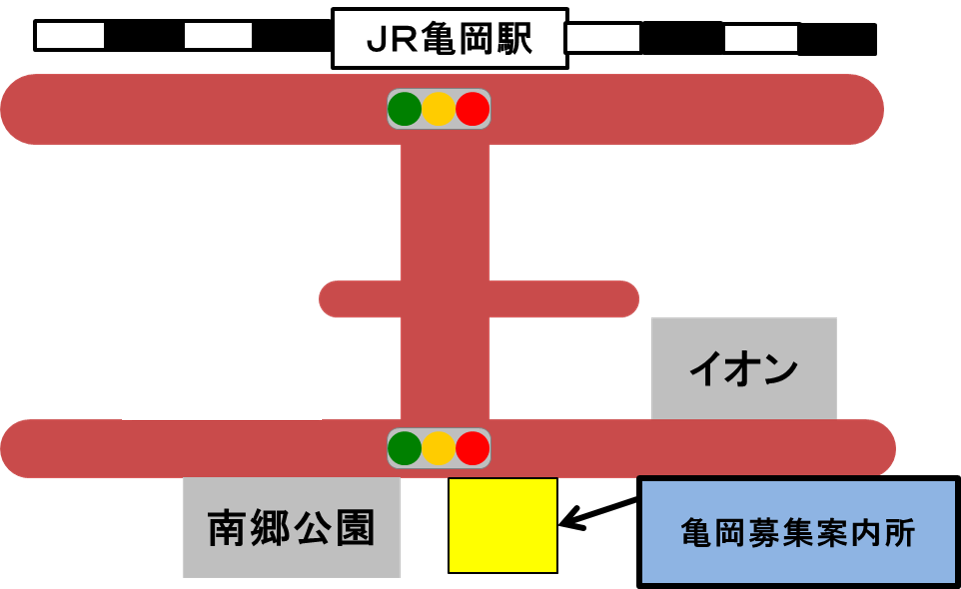 亀岡地図