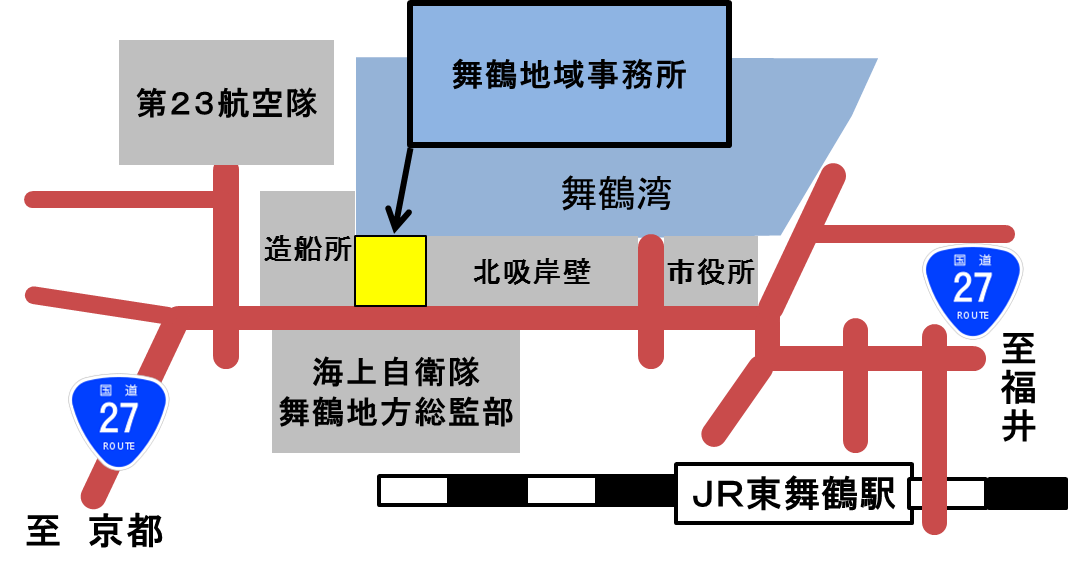 舞鶴地図