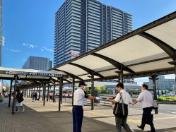 JR長町駅における市街地広報