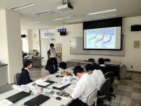 仙台商業高校における説明会