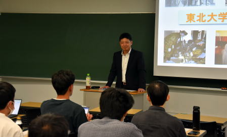 隊員(法務官)による講話