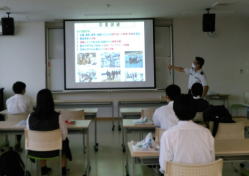 宮城県農業高等学校における採用説明会