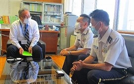 高田駐屯地司令と近隣高校に訪問 募集・訓練への理解と協力を依頼