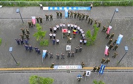 熱い勝負の夏を制する！「車懸かりの出陣式」で決意を表明