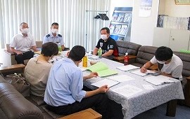 自衛隊は1つのチーム！那覇基地 所属の航空自衛隊員、故郷で説明会