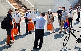 防衛大学校説明会へ同行支援