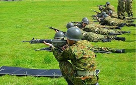 日本で一番暑い9月 0度に迫る残暑に負けず 内2駐屯地で予備自衛官招集訓練