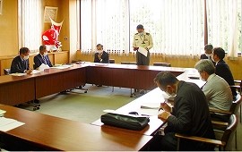 中学校長会で高等工科学校生徒 募集協力を依頼