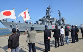 護衛艦を特別公開！ 「はまぎり」の艦艇広報を実施