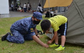 防災とキャンプと自衛隊 防災キャンプイベントに参加
