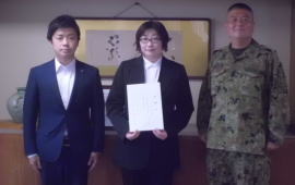 募集広報に心強い味方！ 五泉市、三条市募集相談員委嘱式