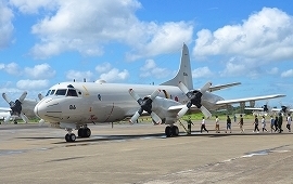 海自下総航空基地で海上自衛隊をPR