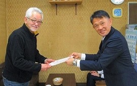 募集協力21年間！妙高市自衛官募集相談員委嘱式
