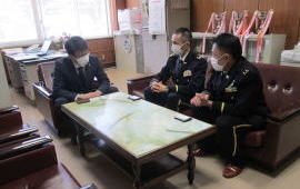 自衛隊への理解と連携強化 高田農業高等学校長表敬訪問